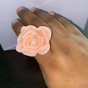 Betsey Johnson Flower Cocktail Ring